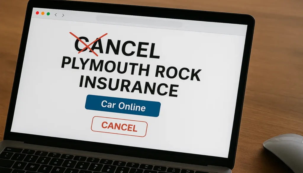 How to Cancel Plymouth Rock insurance Car Online Cancel Plymouth Rock insurance Car Online