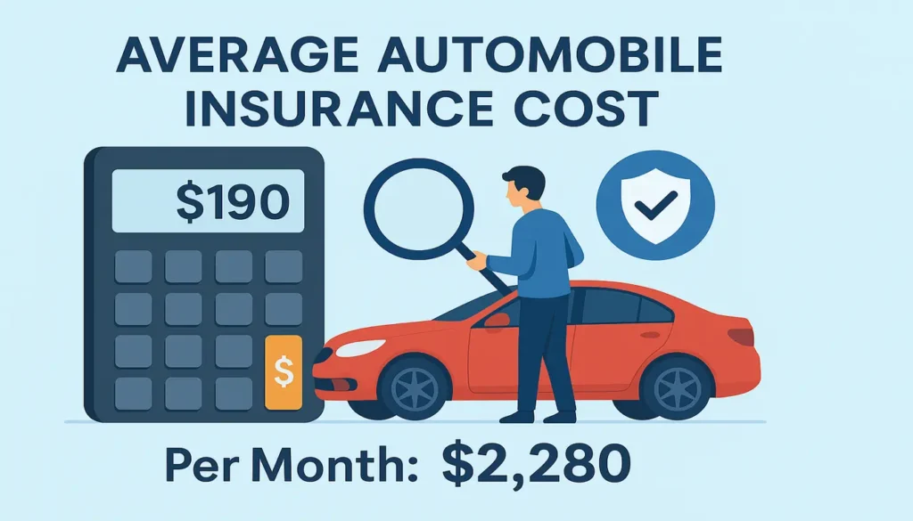 2025 Average Automobile Insurance Cost: What Drivers Are Really Paying Average Automobile Insurance Cost